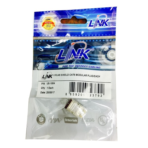 link-us-1004-shield-cat-6-rj45-plug-2-layer-pack